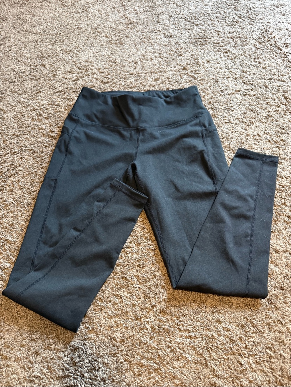 High-Waist Black Active Leggings